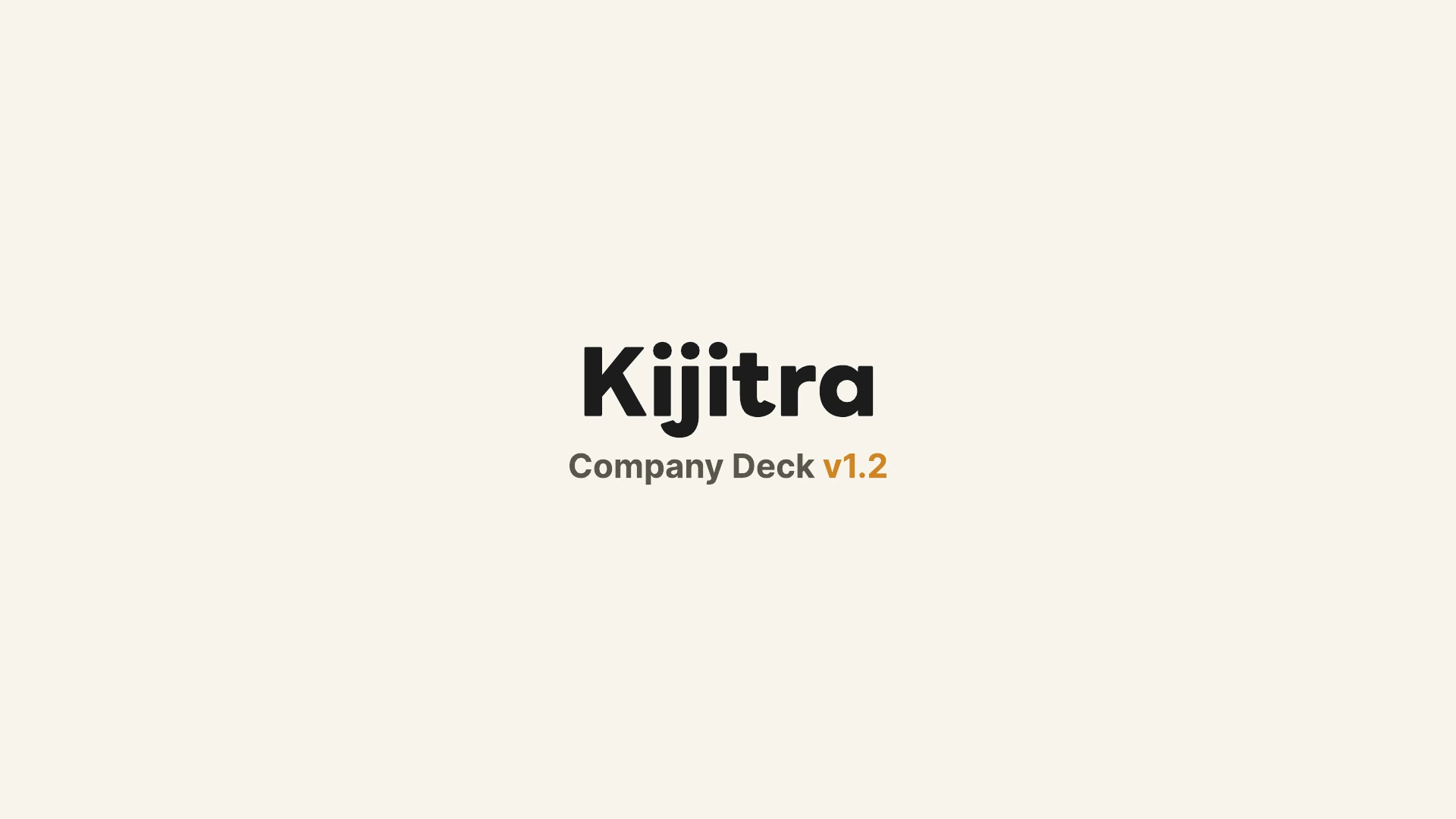 Kijitra Company Deck v1.2 cover.
