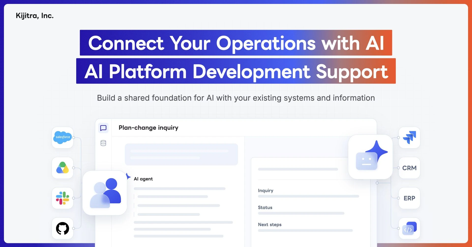 Kijitra Launches AI Platform Development Support to Connect Business Operations with AI